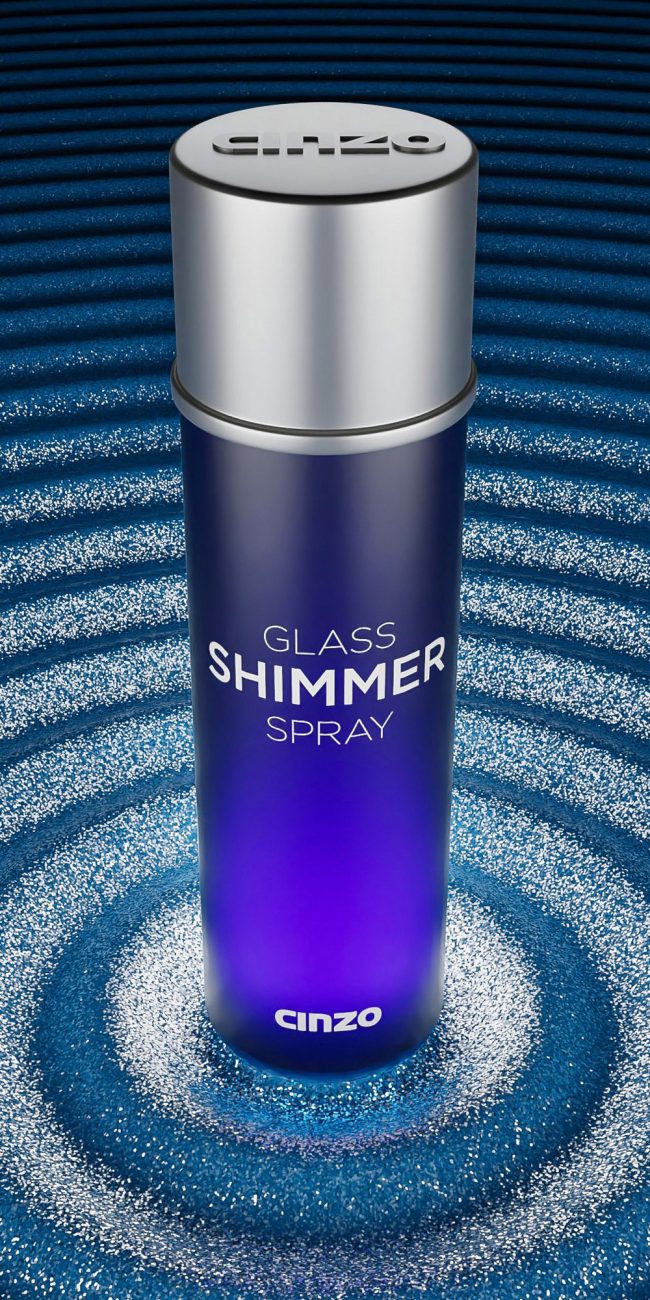Glass Shimmer Sprayy - 3D rendering