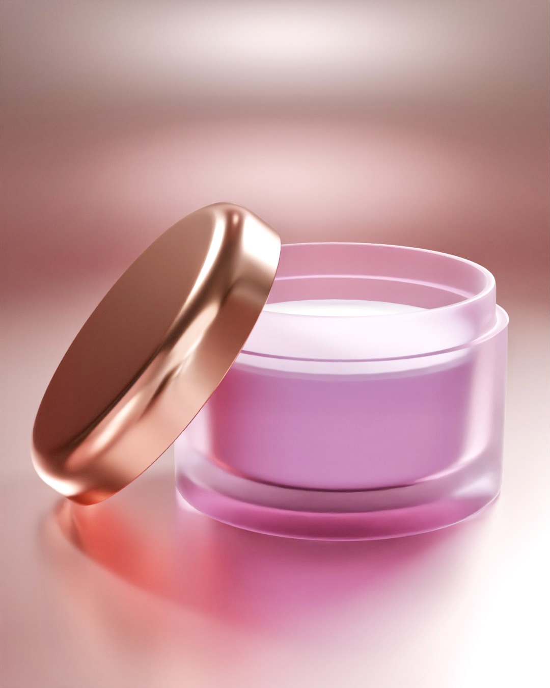 A design concept for cosmetics. This product were created with 3D software